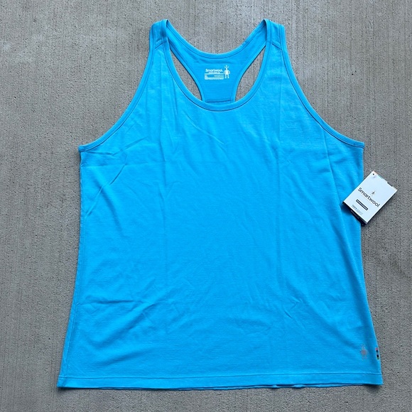 Smartwool Tops - Smartwool Womens Merino Sport 150 Tank Ocean Spray Blue Size XL NWT
